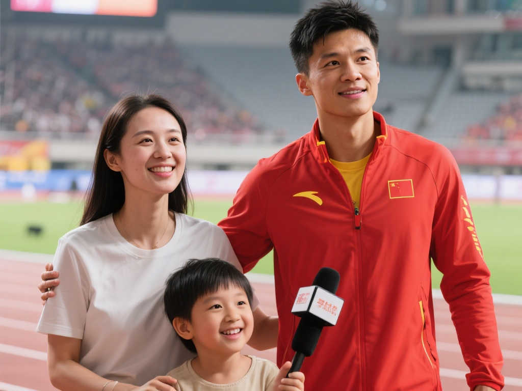 苏炳添喜迎第三胎，圆满儿女双全，网友齐送祝福！